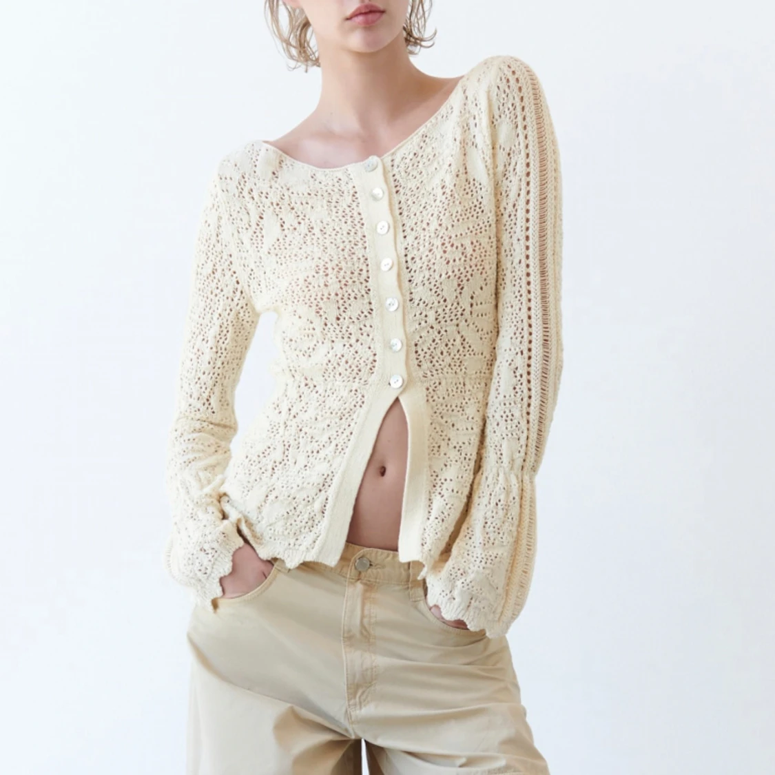 Stickad tröja zara - 90