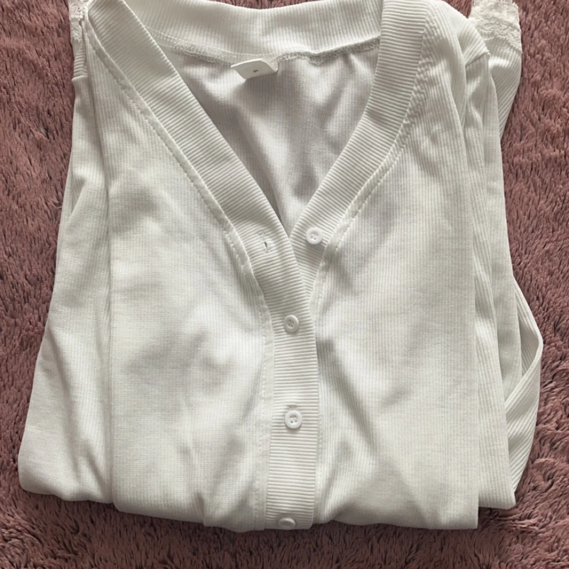 Jätte fin vit kofta💘 - 2