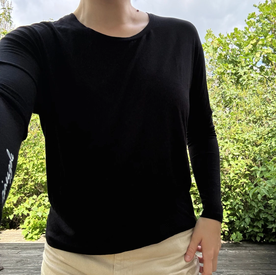 Tung långärmad tröja