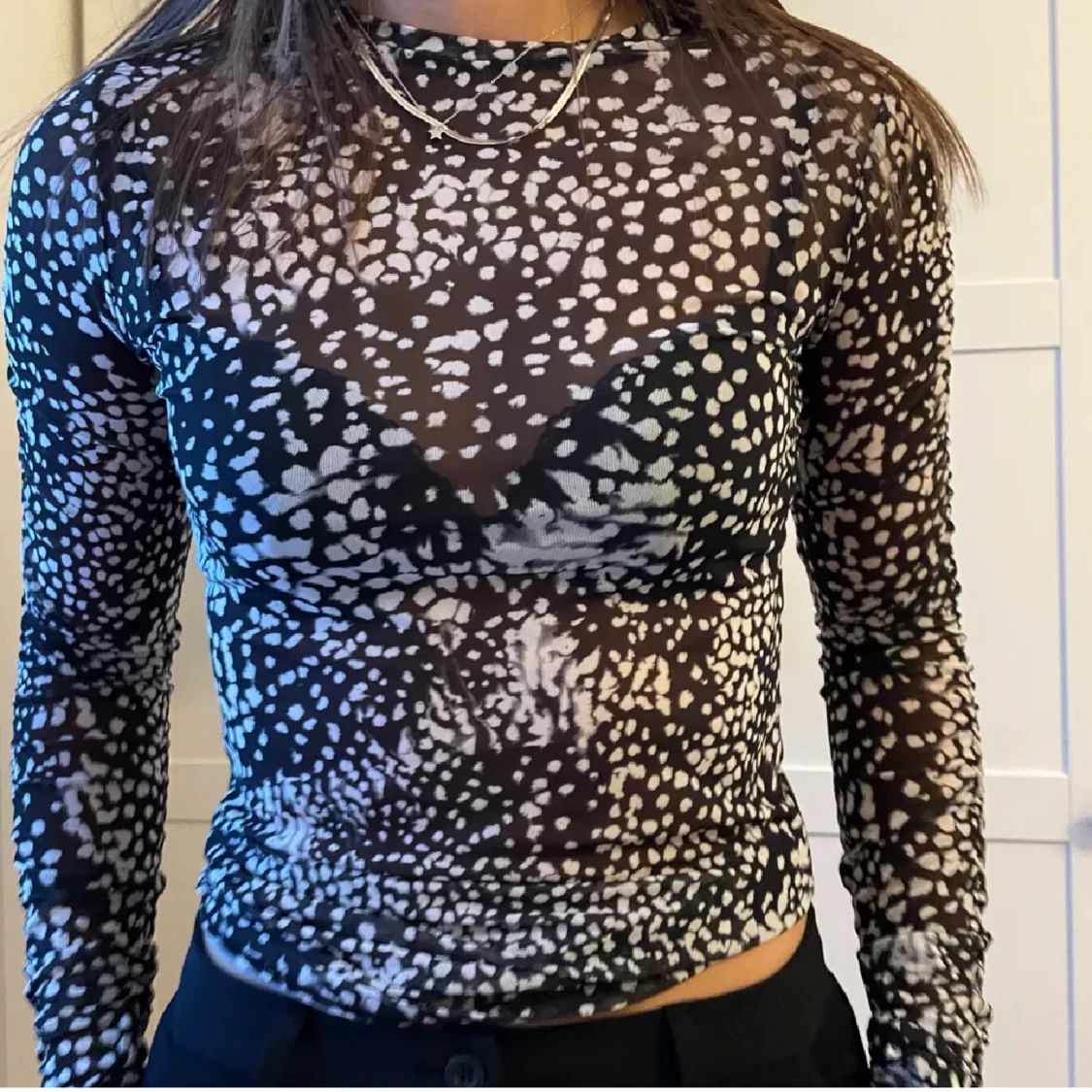 Mönstrat meshtopp  - 91