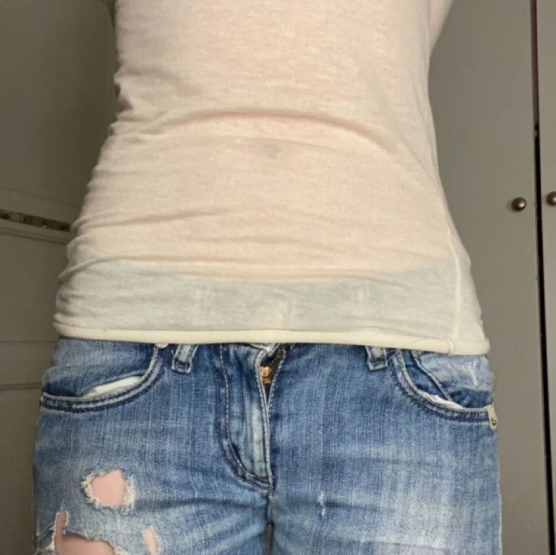 Lågmidjade Jeans - 90