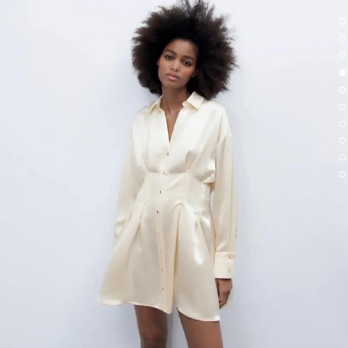 Sommarklänning satin - 90