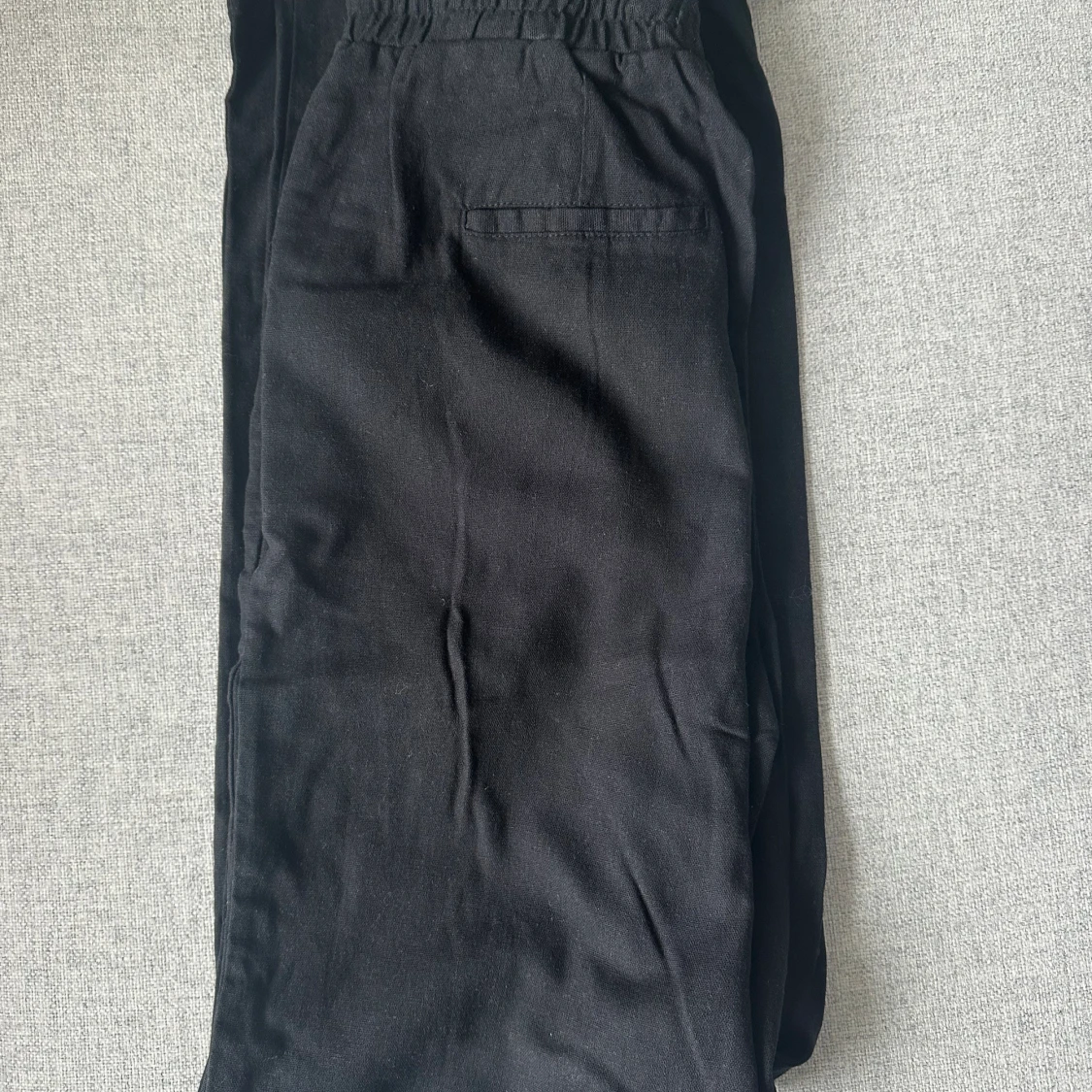 Svart linnebyxa - 90