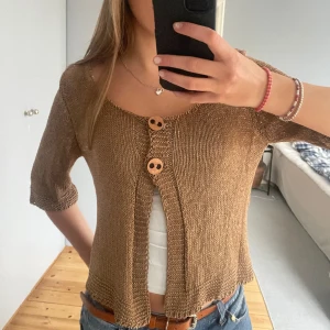 Virkad bolero - Jättefin vintage!🤎