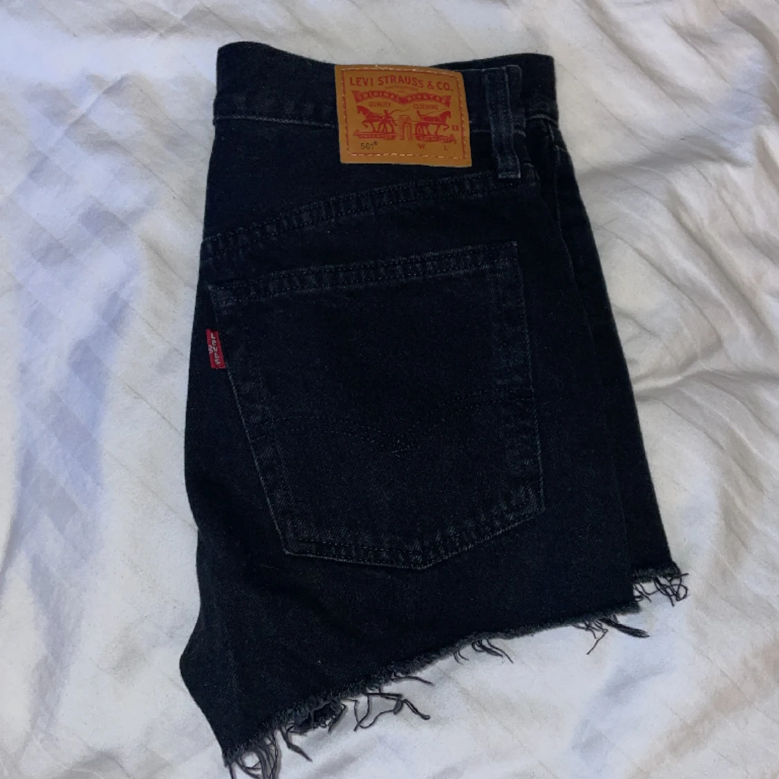 Svarta denimshorts - 91