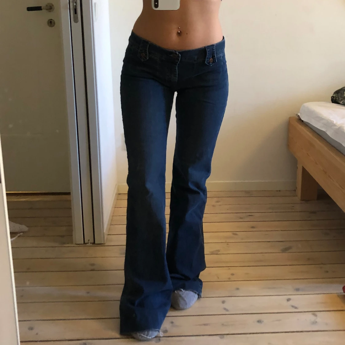 Lågmidjade jeans 