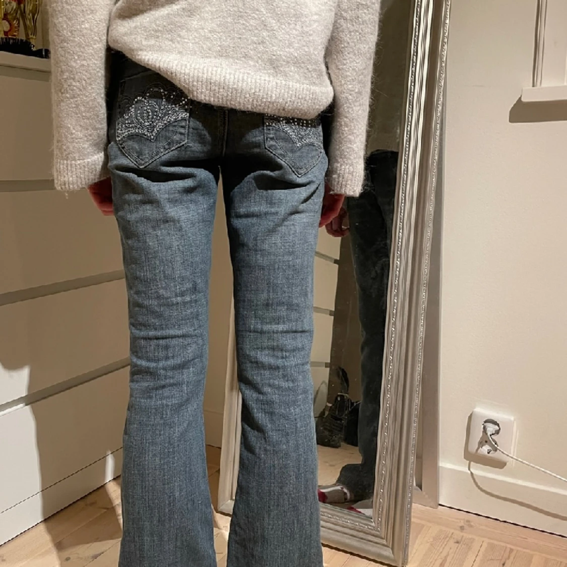 Lågmidjade jeans - 90