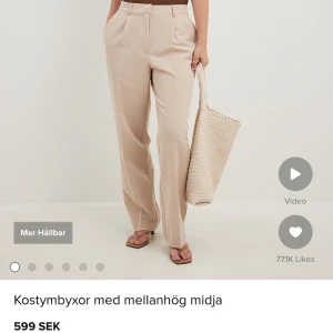 Kostymbyxor  - Fina ljusa kostymbyxor från  Na-kd 🫶🏻