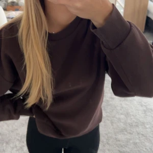 sweatshirt  - brun sweatshirt från gina. bra skick