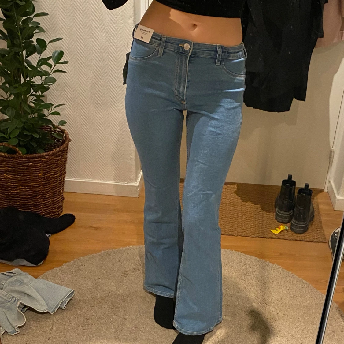 Lågmidjade jeans