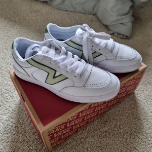Vans Lowland Cc light green - Vans Lowland Cc unisex skor i st 37 i originallåda med papper kvar.  Köpta för 999kr  Använda en gång utomhus, kan skicka fler bilder vid önskan. 