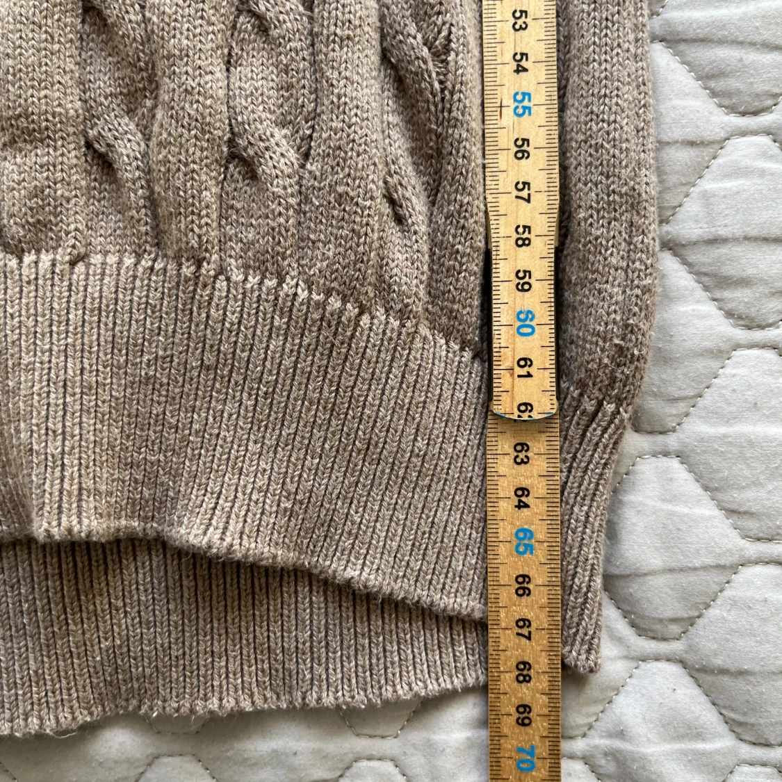 John henric kabelstickad halfzip - 92