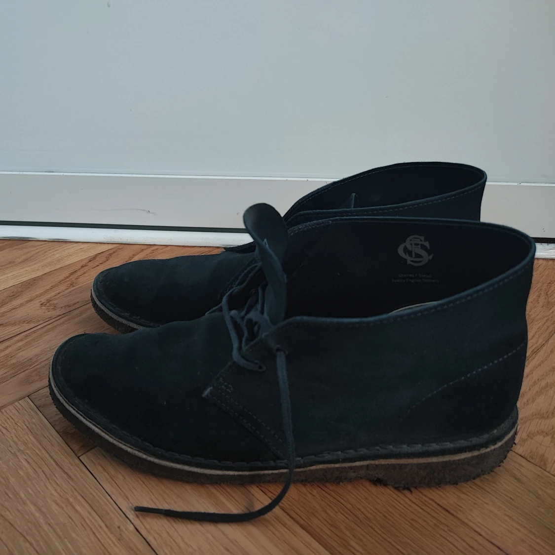 Clarks boot shoes blue