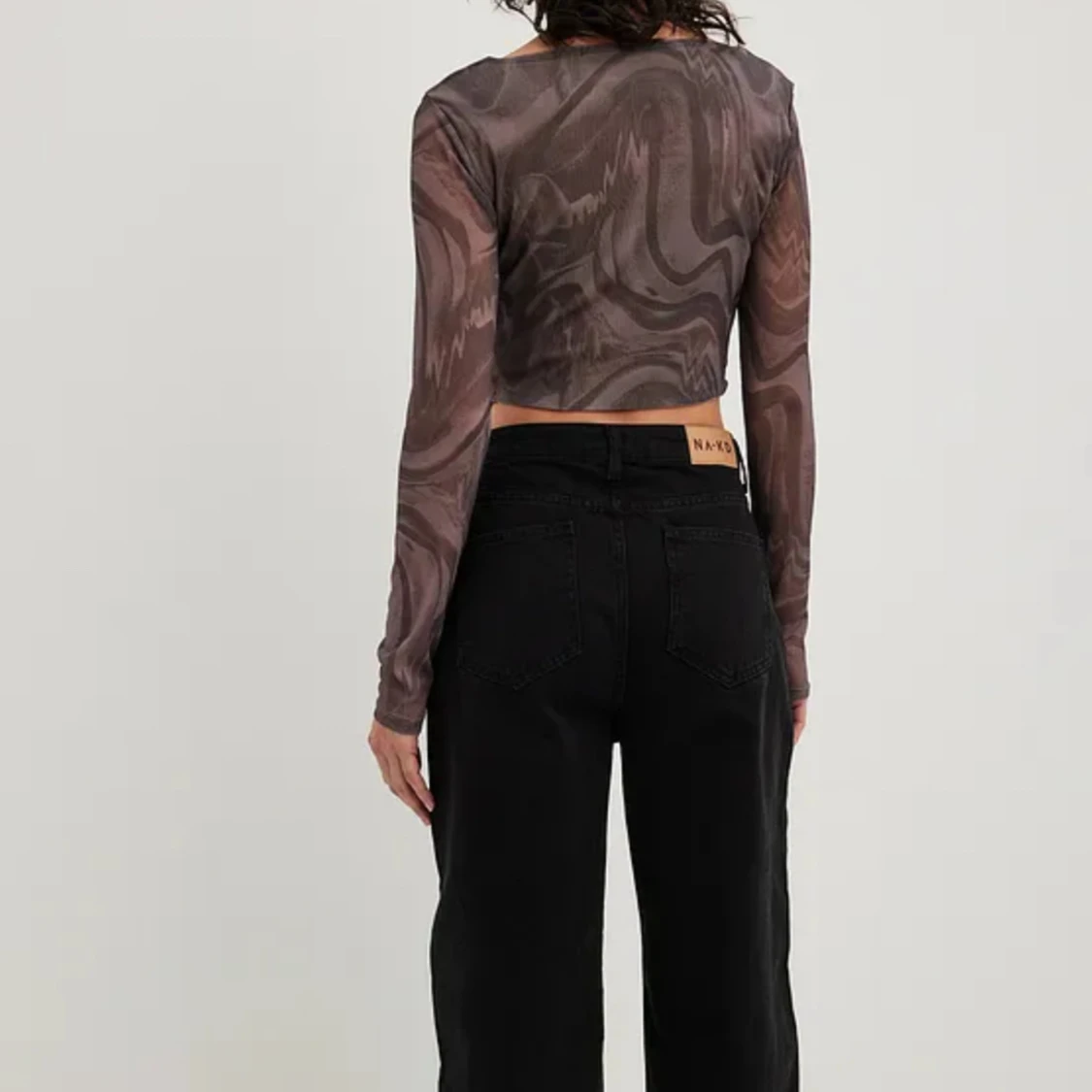 Mönstrad topp från Nakd  - 91