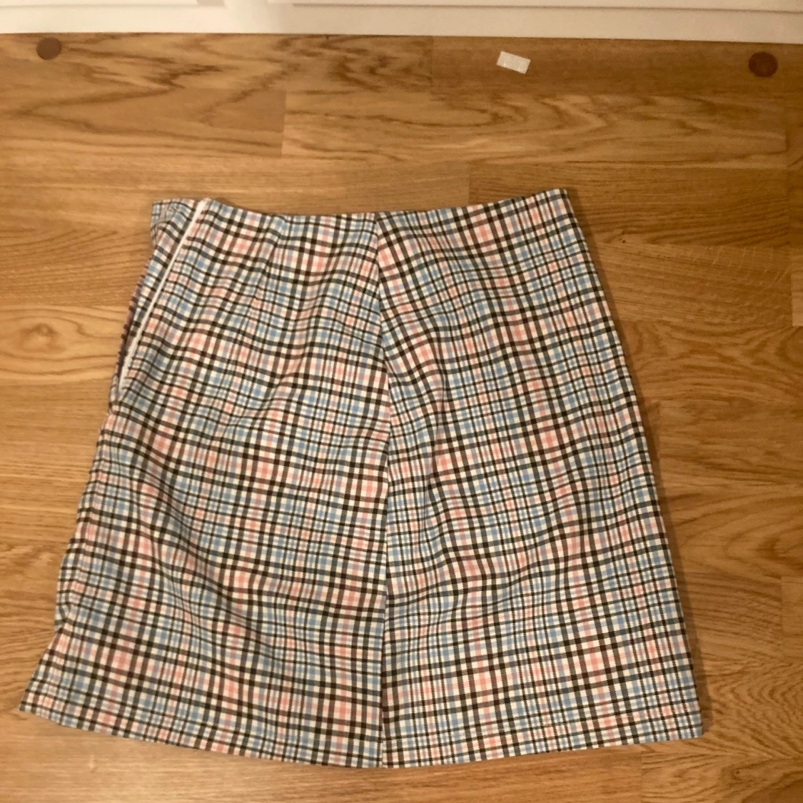 Monki plaid multi colour top