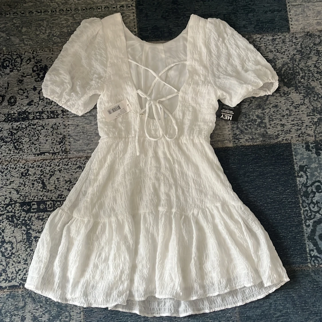 Vit klänning - 90
