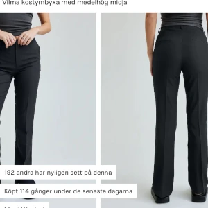 Kostymbyxor från bikbok. - Köpa i julas från bikbok i modellen ”Vilma”.  Finns några tecken på användning men inget som märks❤️ Storlek 36 men sitter mer som en 34, dock lite långa på mig som är 163