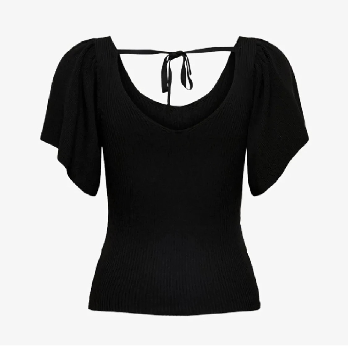 Vit (!!) Only tröja med puffärmar