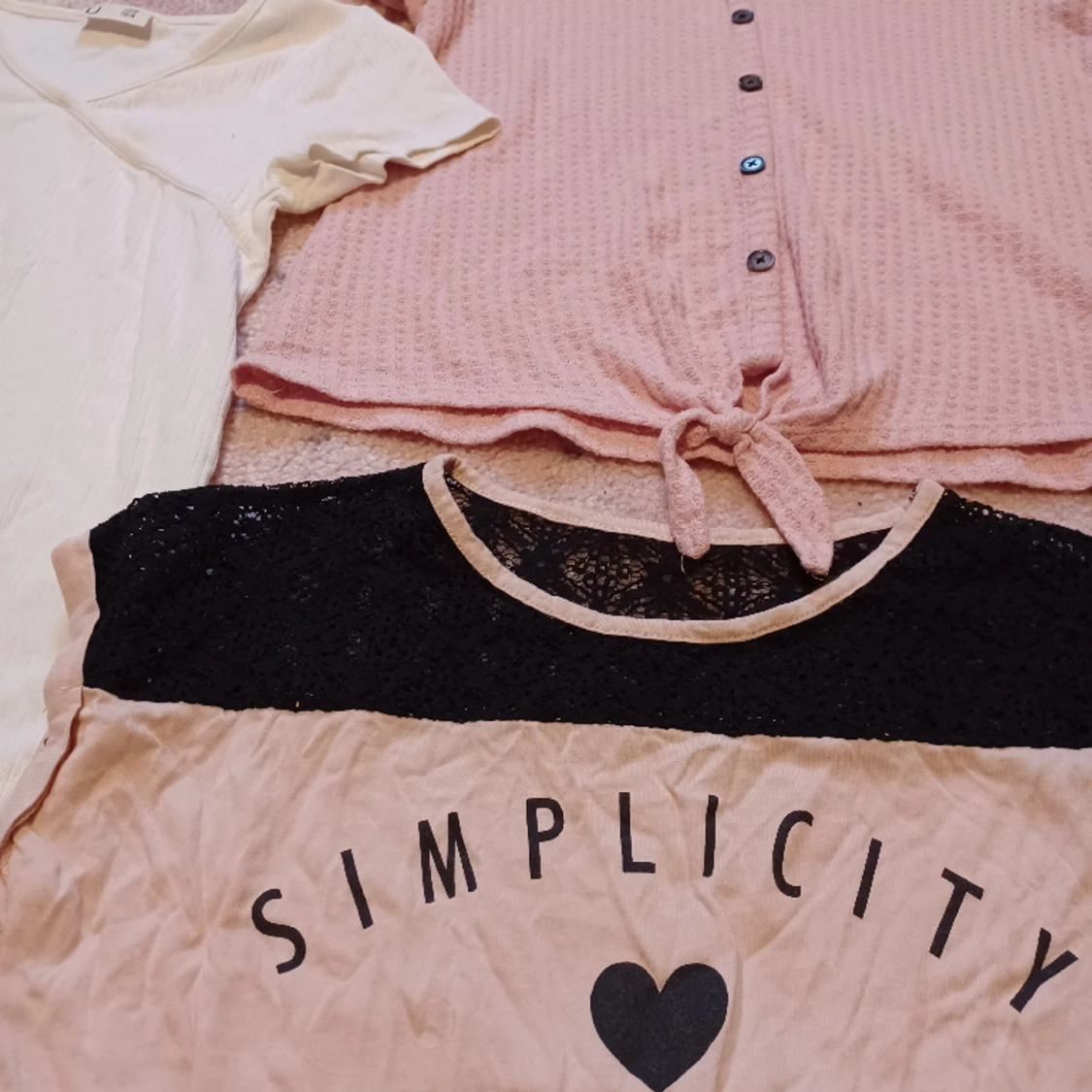 Set med 3 toppar strl 158-164 xs s - 91