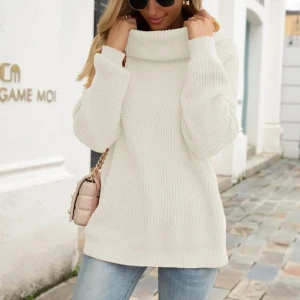 Tröja - Supermysig stickad tröja, aldrig använd💗