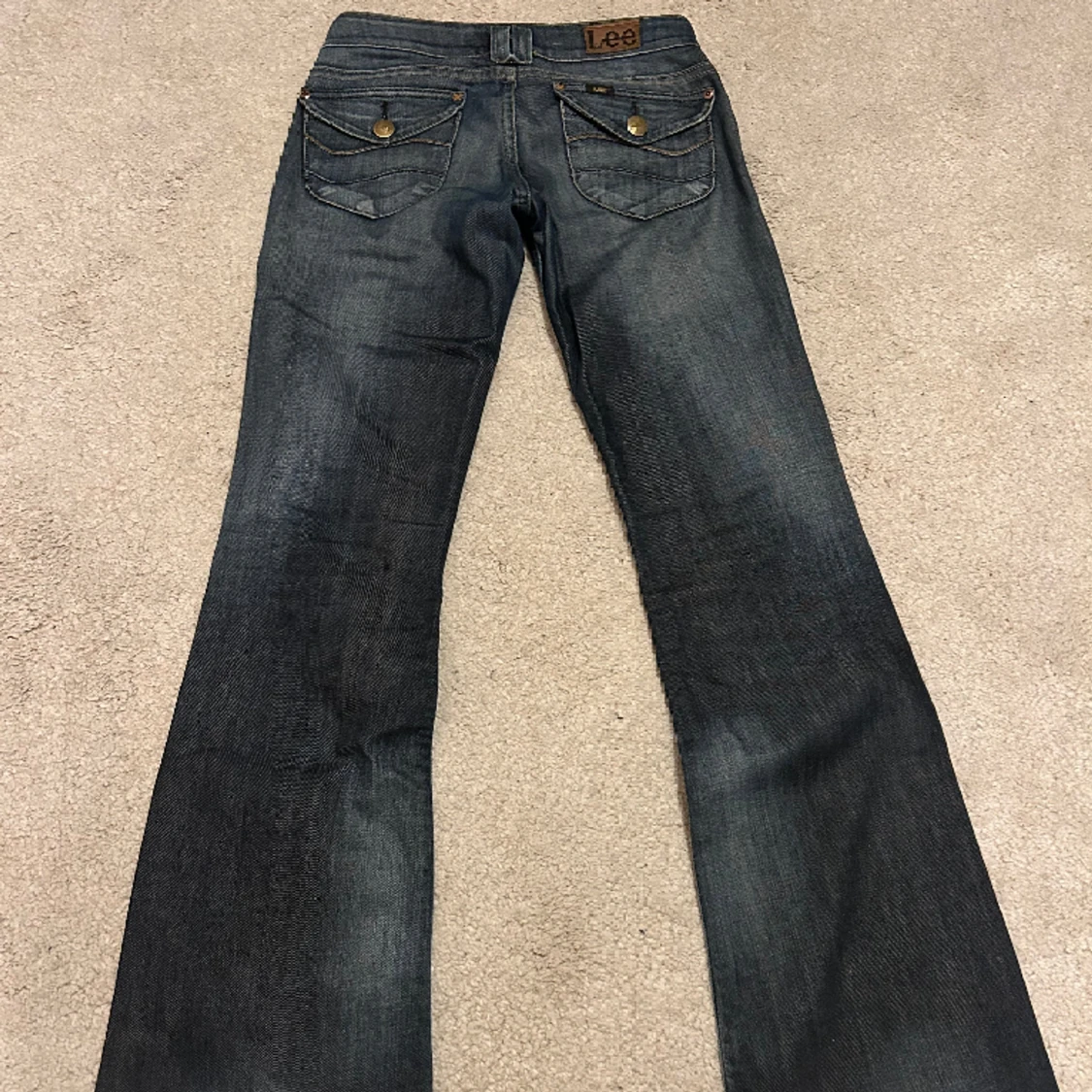 Bootcut jeans med låg midja - 90
