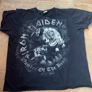 Iron maiden tshirt 🤘 stårlek stor ej, men ganska baggy så skulle uppskatt till XL