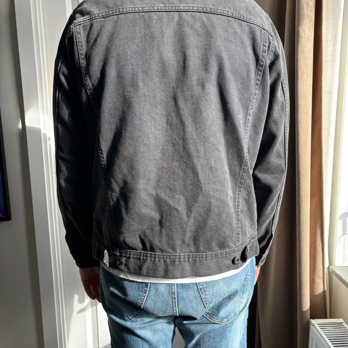 Zara svart jeans jacka  - 90