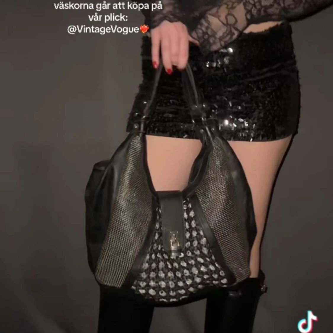 Vintage handväska - 90