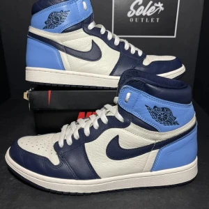 Air jordan 1 obsidian str: 45  - lättanvända Jordans, köpta för ca ett år sedan. har några tecken på användning men ser ut att vara ny.