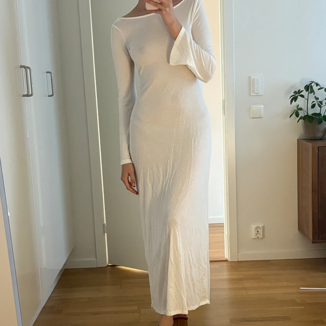 Vit klänning  - 90