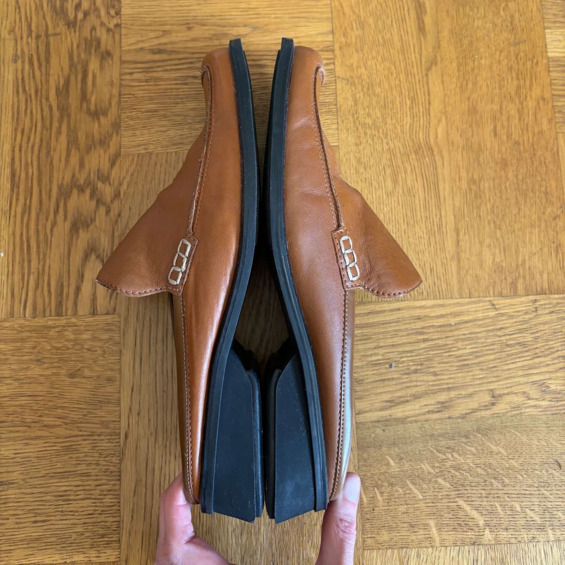 Vintage mules slip ins läder/skinn 38/39 - 92