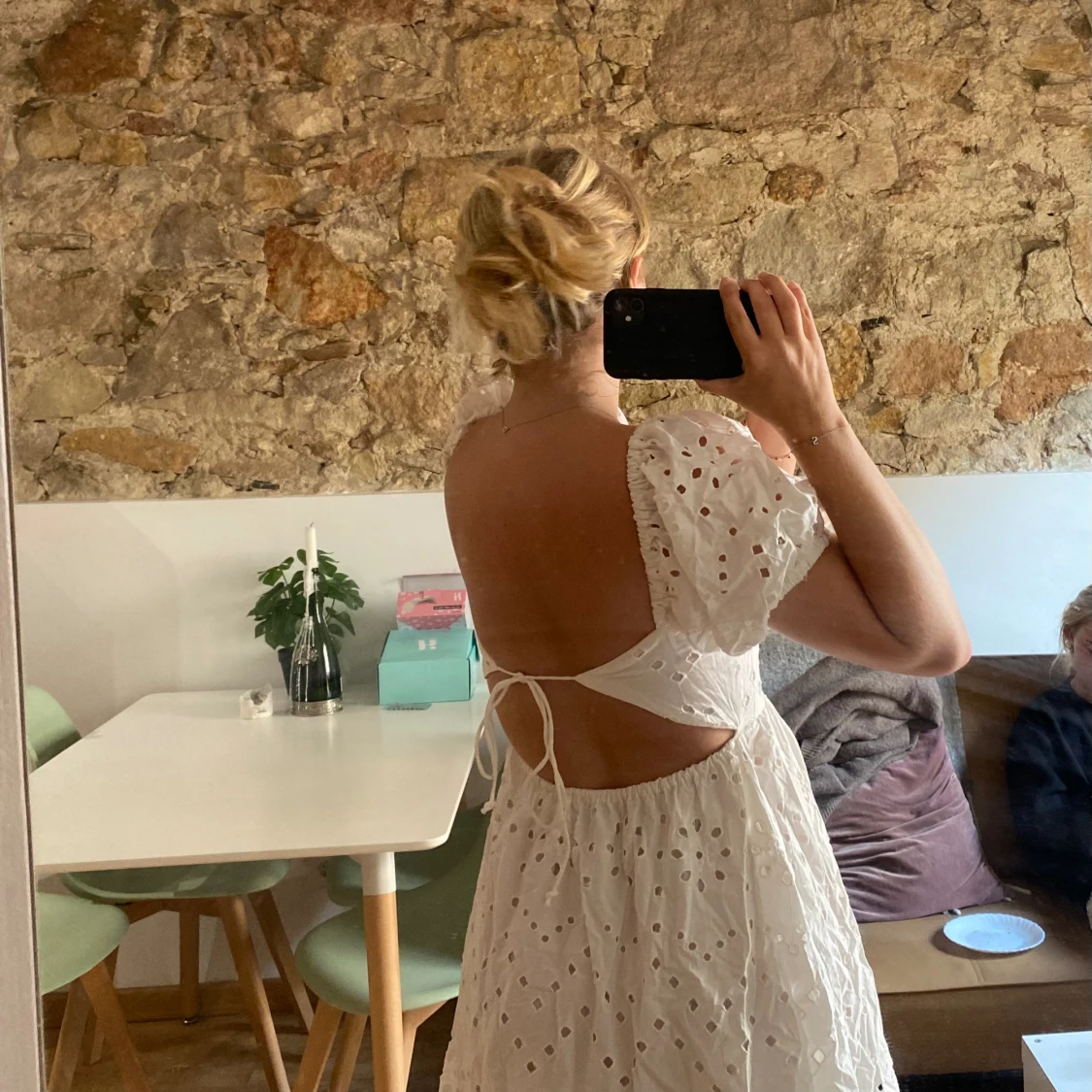 Vi studentklänning broderad - 90