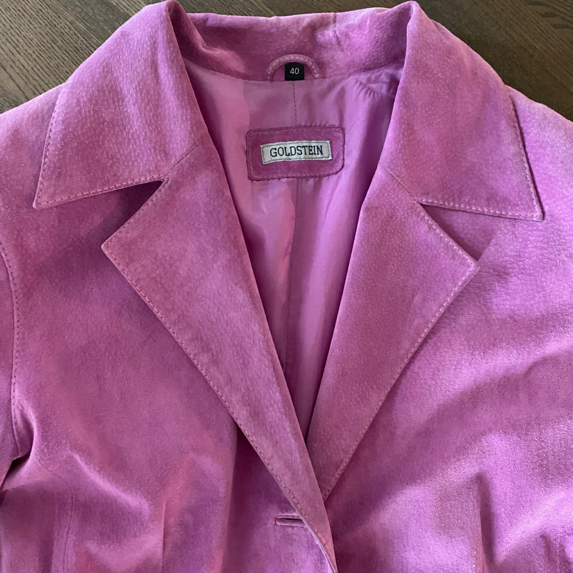 Unik lila mocka kavaj - 90