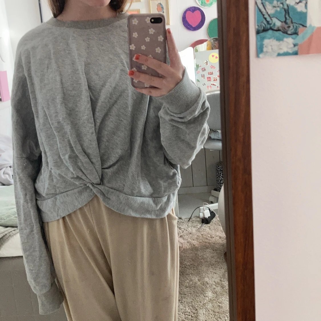 Bikbok grå tröja  - 90
