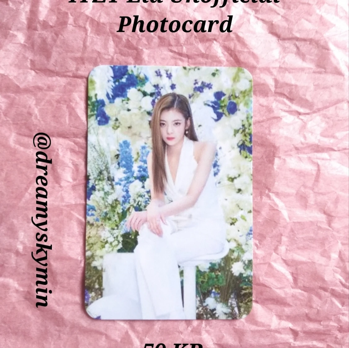 ITZY Lia Unofficial Photocard