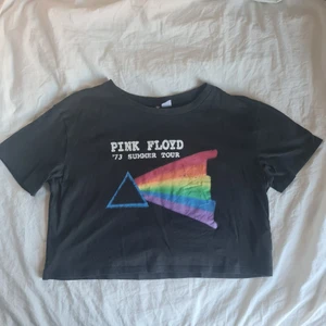 Pink floyd cropped tröja - Nästan aldrig använd, inga täcken på användning. Ser ut som helt ny. Från hm