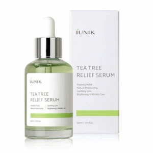 Serum - Tea tree relief serum från iUNIK. Passar känslig, oljig och akne benägen hud. Oanvänd. Skicka gärna ett meddelande om du har några frågor! 