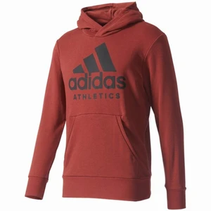 Adidas Athletics Hoodie Medium Blood Red - Hoodie i mycket bra skick, säljer på grund av överflöd av hoodies. Fickan har en innerficka med blixtlås och insidan är i ett handduksliknande material. Mycket varm och skön, passar bra till vardags och vid idrott. Originalpris 699kr.  
