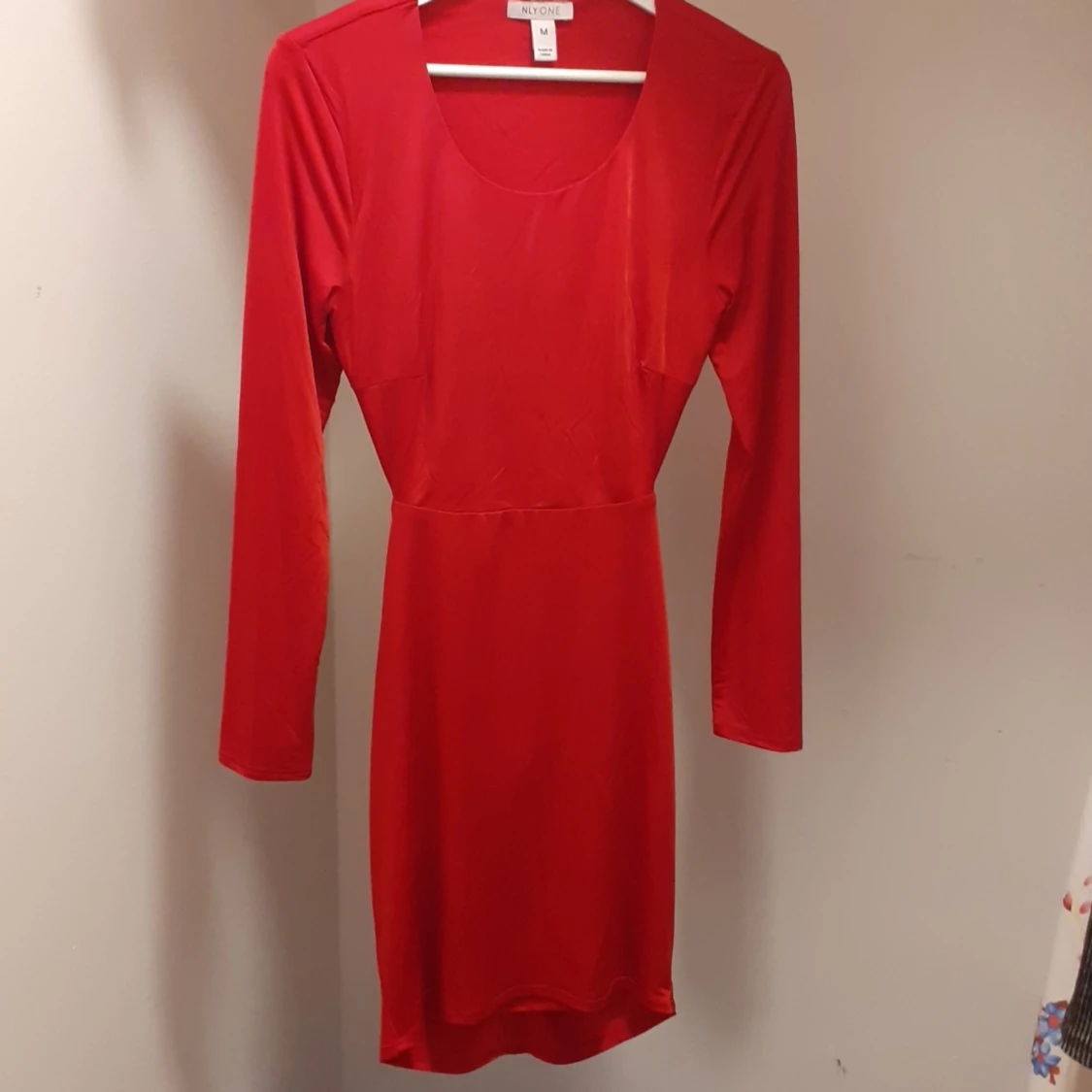 Röd klänning  - 90