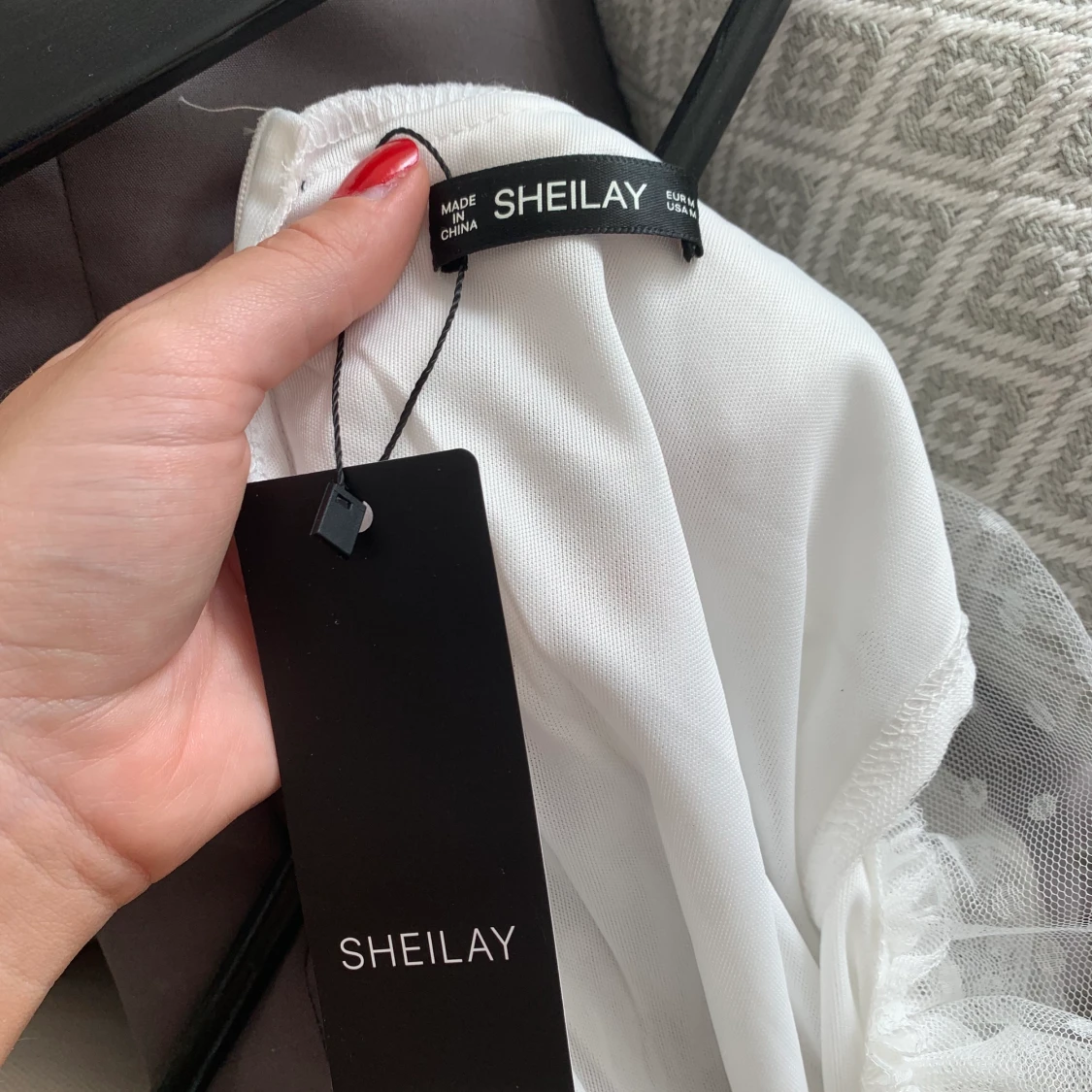 Vit sommarklänning - 91