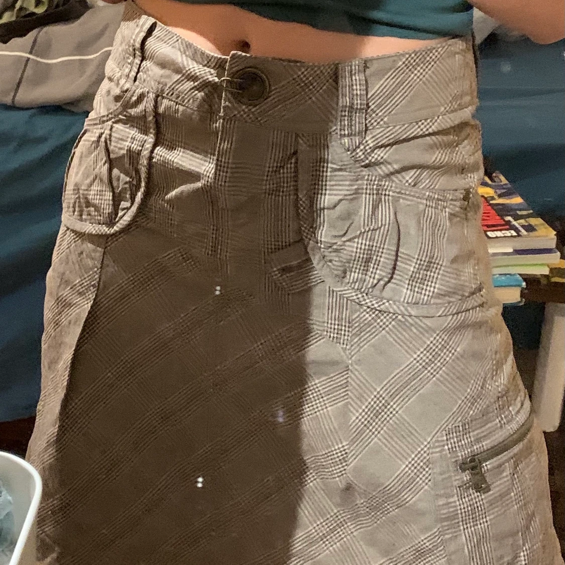 rutig kjol från esprit