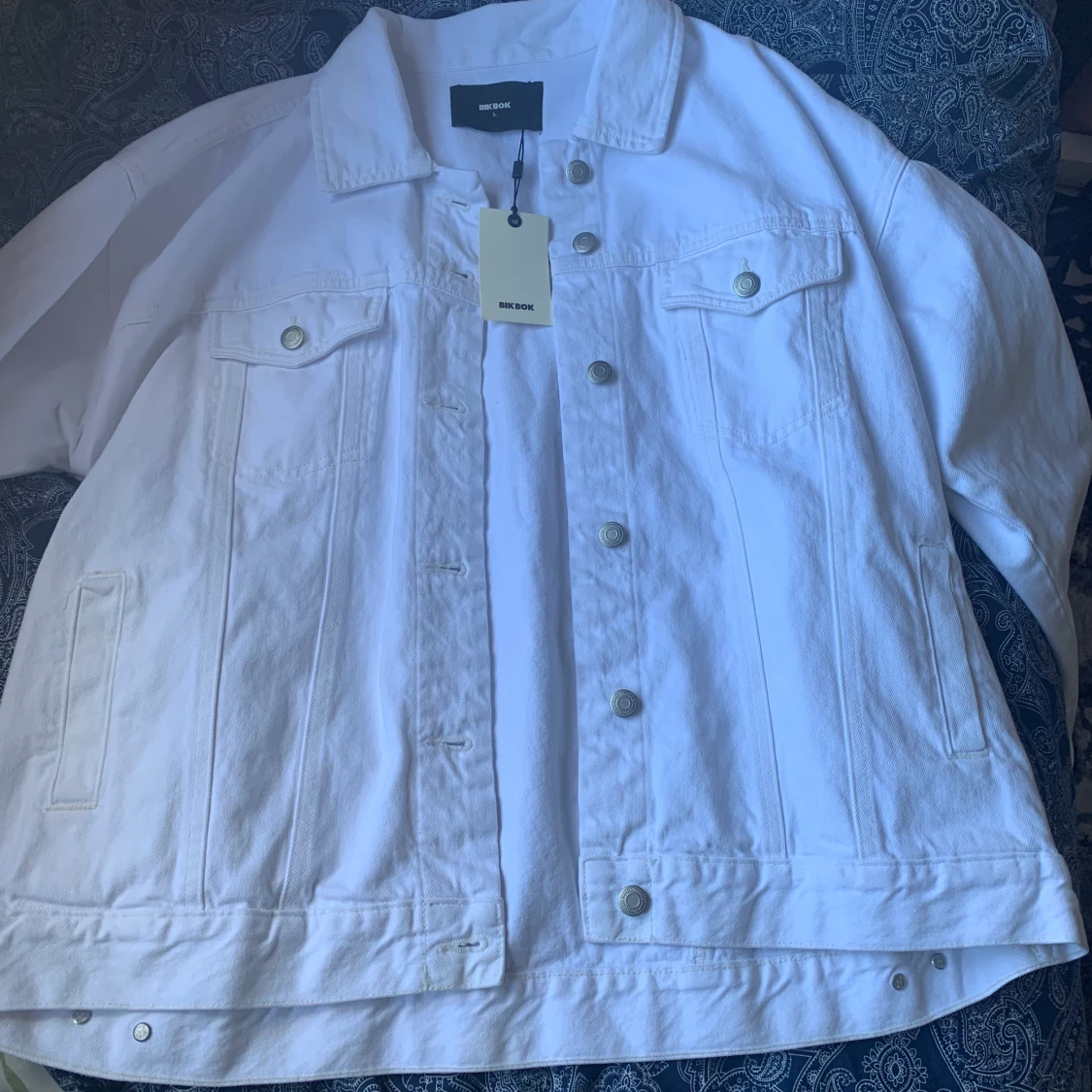 Vit Jeans jacka - 90