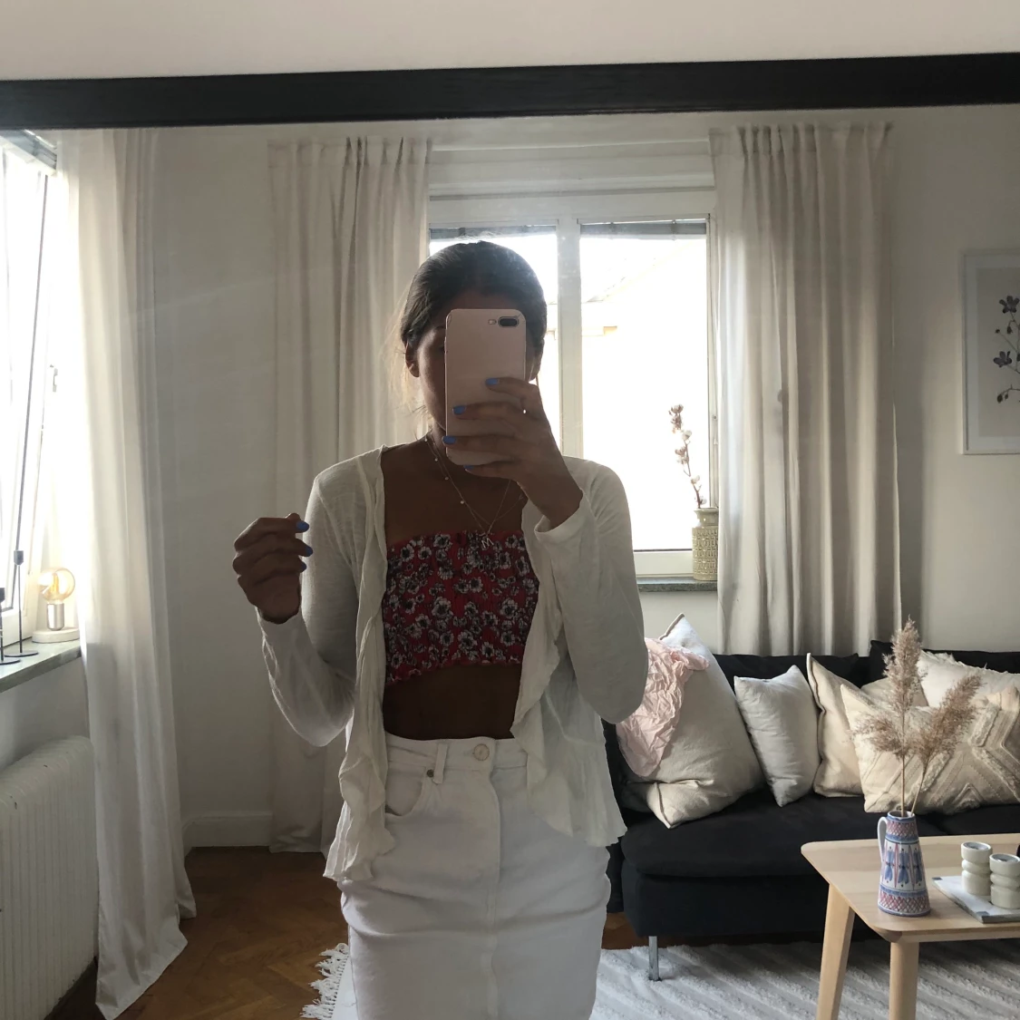 Jättesöt volangkofta  - 90