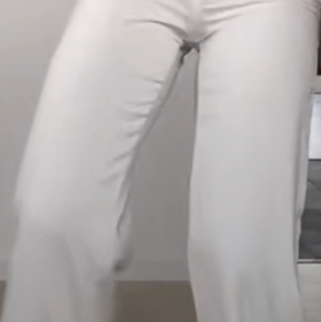 Vita kostymbyxor  - 90