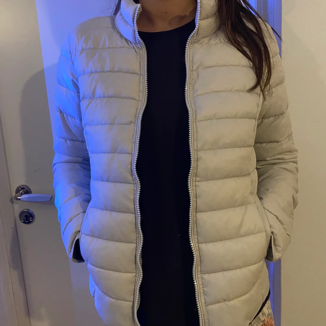 Beige dunjacka  - 91