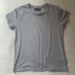 Grå t-shirt  - Grå t-shirt utan tryck