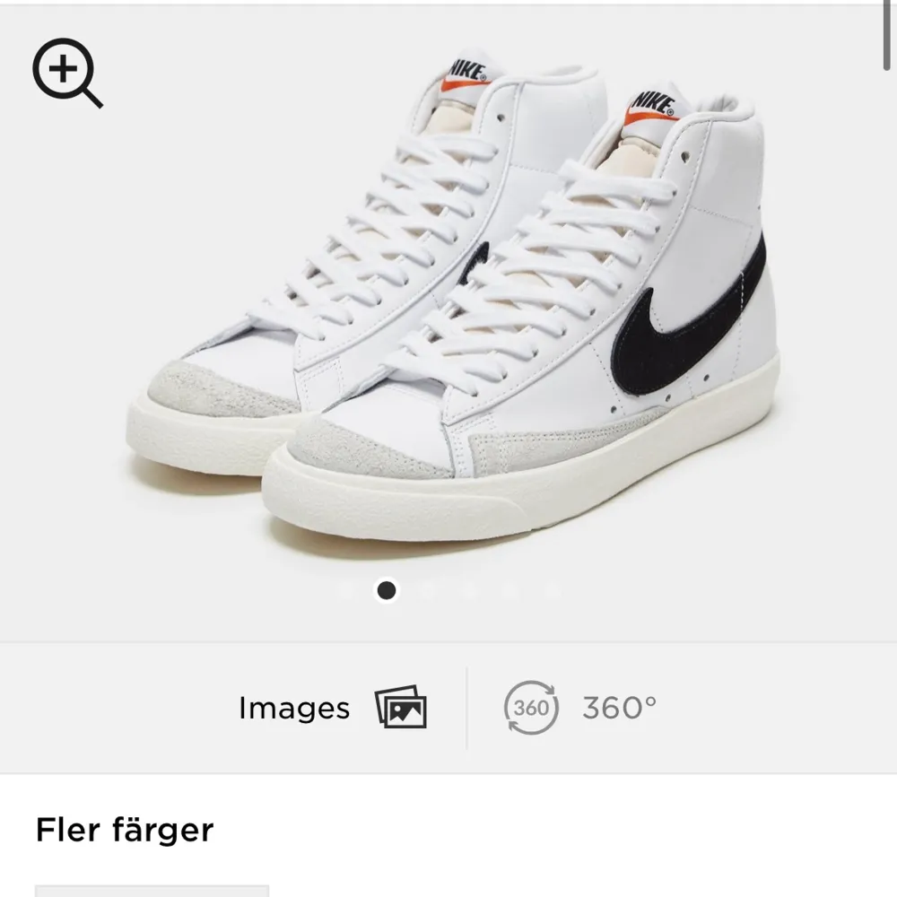 hej!! säljer dessa ALLDELES NYA superfina nikeskor som jag precis fick hem, men tyvärr satt lite litet. de är äkta! (priset kan diskuteras). Köpta för 1050 kr☺️☺️. Skor.