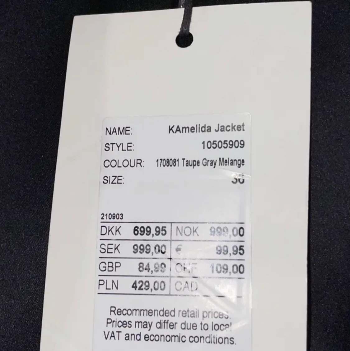 Beige kort vårkappa  - 91