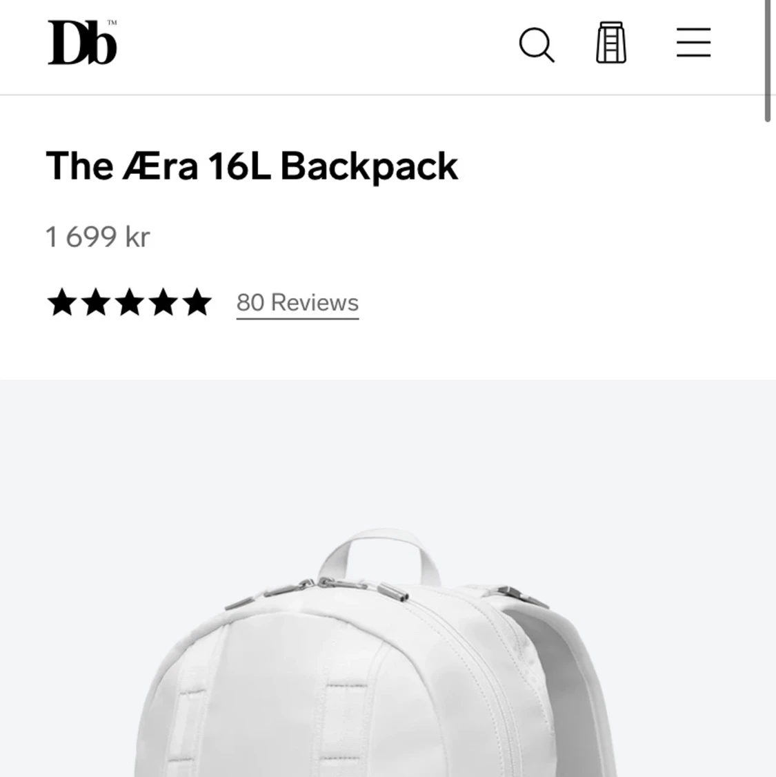 Db Bag Helt ny - 91