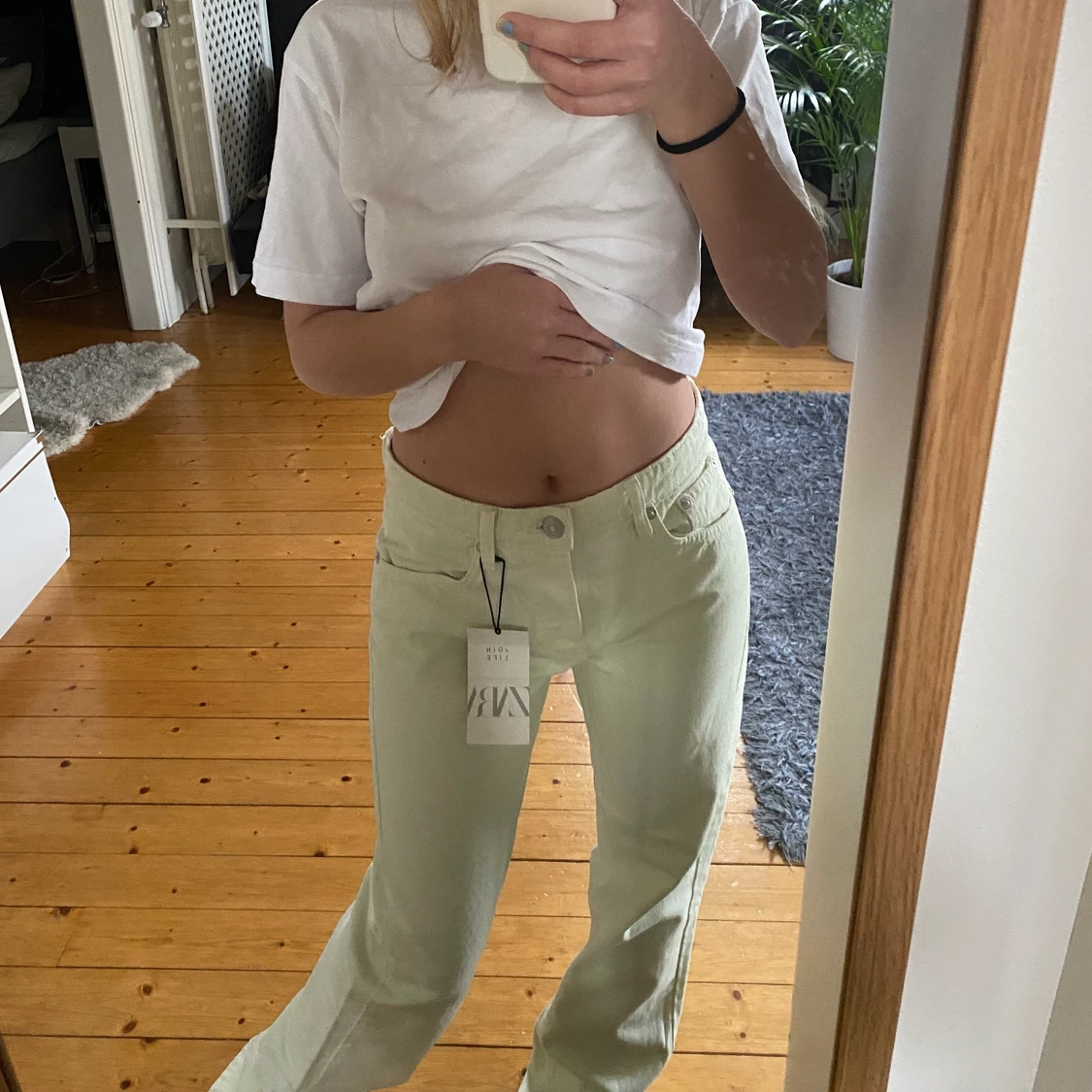 Lågmidjade jeans från zara